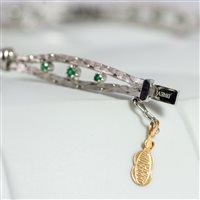Cuneo - Corso Nizza 11 - Bracelet Goldside Femme in Or Smeraldo 0.30 Ct 82058531 - 82058531